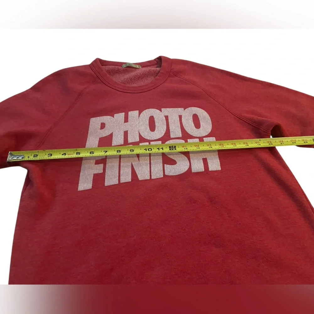Alternative Earth Red Sweatshirt with White Graphic - Photo Finish - Picture 5 of 7